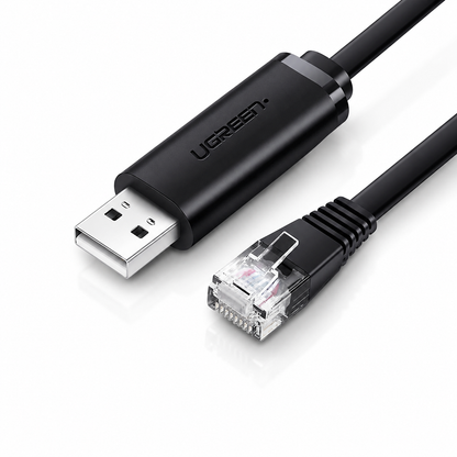 Кабель консольний USB RS232 (RJ45); 1.5 м; Ugreen 50773