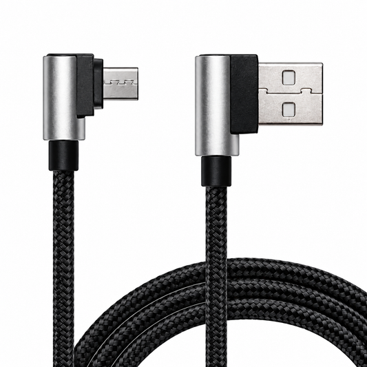 Data cable USB 2.0 AM to Micro 5P 1.0m Premium black REAL-EL (EL123500031)