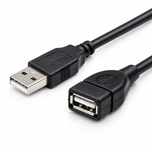 Data cable USB 2.0 AM/AF 1.5m Atcom (17206)