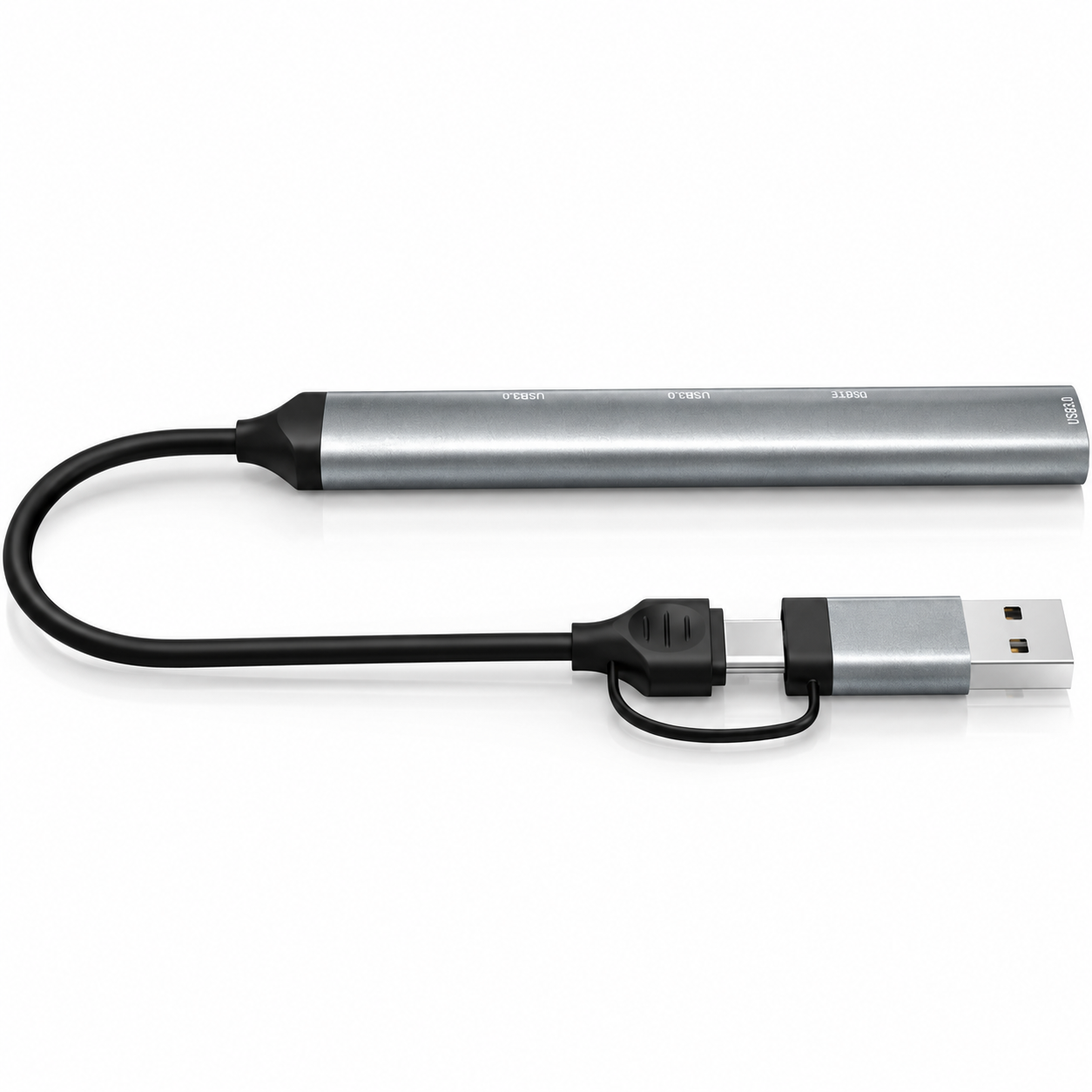 Концентратор Dynamode 5-in-1 USB Type-C/Type-A to 1хUSB3.0, 2xUSB 2.0, card-reader SD/MicroSD (DM-UH-514)