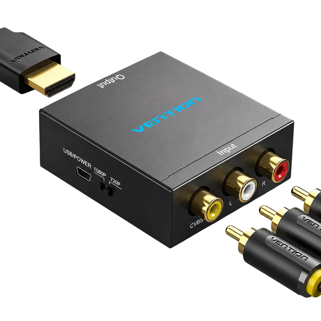 AV RCA (tulip) to HDMI Vention converter