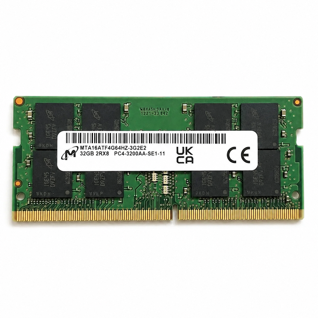 SODIMM 32Gb DDR4 3200MHz Micron MTA16ATF4G64HZ-3G2E2