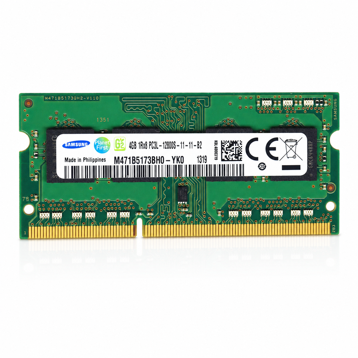 SODIMM DDR3 4GB 1600MHz PC-12800 1.35V Samsung M471B5173BH0-YK0