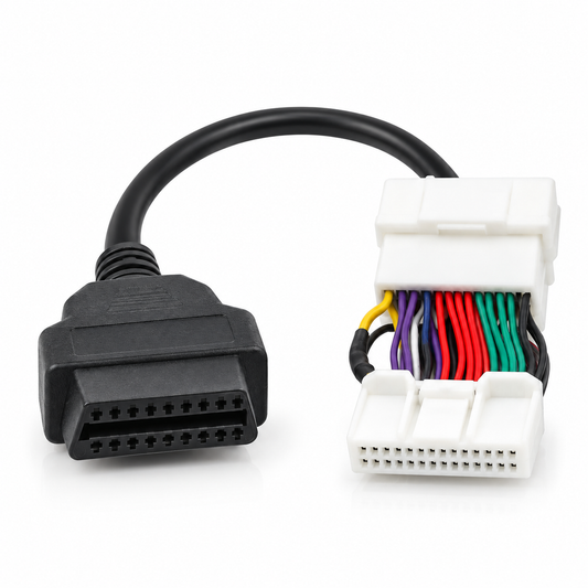 OBD2 26+26 Pin Adapter for Tesla Model 3, Y, S, X — CANBUS Diagnostic Cable