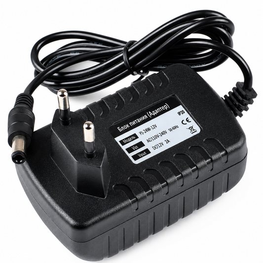 Switching power supply 12V 24W 2A IP20 plug 5.5/2.5