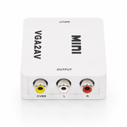 VGA to AV RCA active mini VGA2AV converter adapter