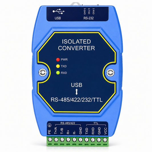 Industrial USB Type-C to RS232/RS422/RS485/TTL converter CDSENT E810-U15 FTDI