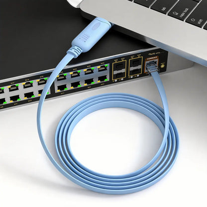 Кабель консольний для маршрутизатора Cisco; 1м; USB RS232 (RJ45), CH340