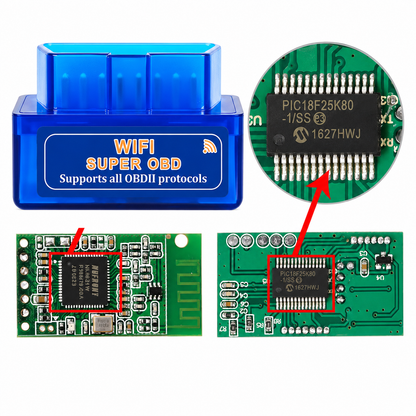 Автосканер ELM327 OBD2 v1.5 Wi-Fi для iOS iPhone, 1-платний