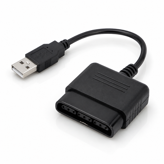 USB adapter for PlayStation 1 and 2 controllers
