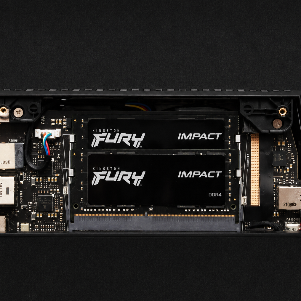 Kingston Fury 16GB 3200 MHz Impact SoDIMM DDR4 Memory Module (KF432S20IB/16)