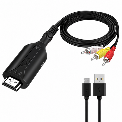Кабель-конвертор AV RCA (тюльпан) to HDMI Wiistar micro