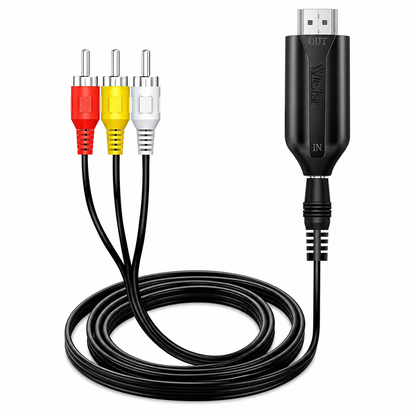 Кабель-конвертор AV RCA (тюльпан) to HDMI Wiistar micro