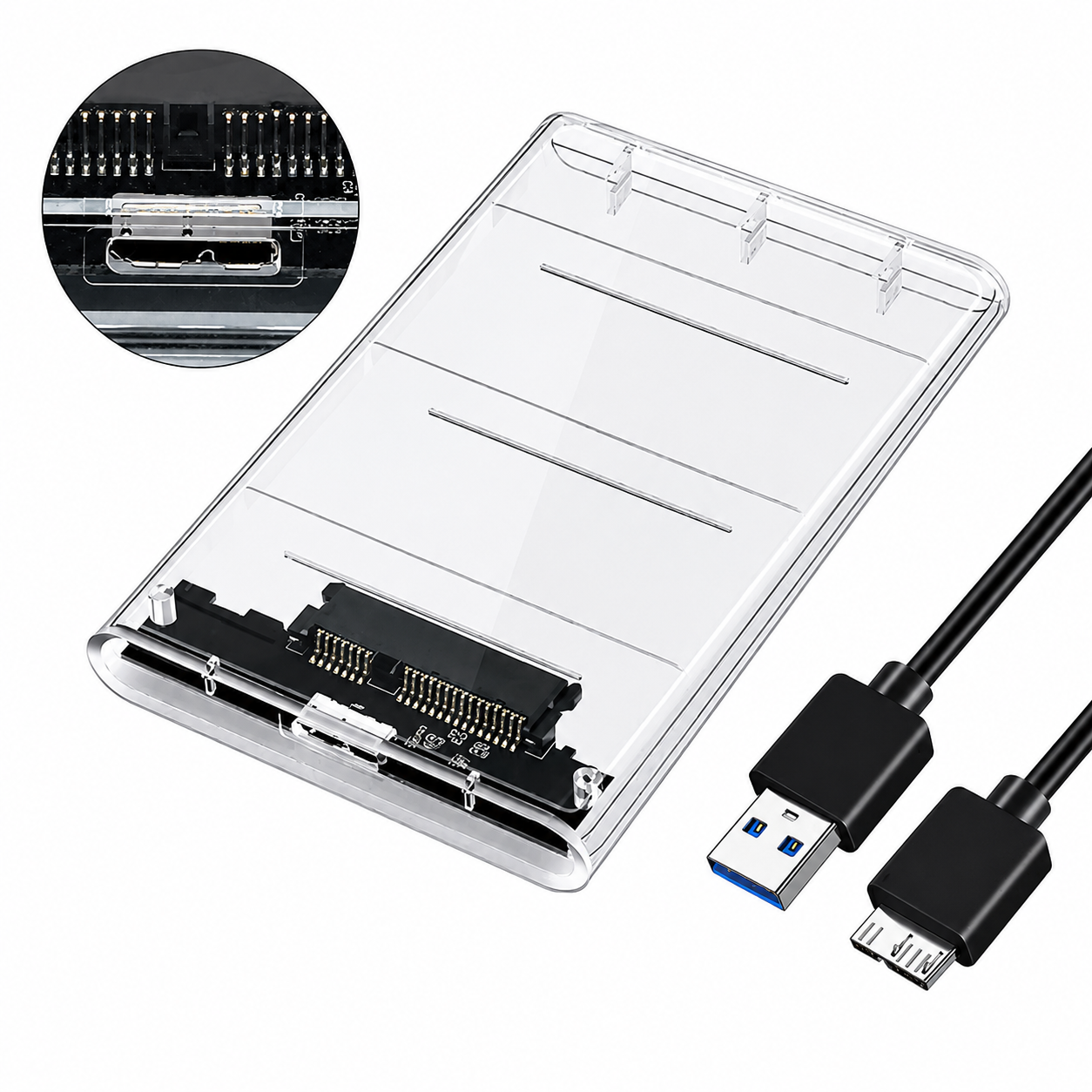 Pocket USB 3.0 for SSD HDD 2.5" SATA adapter