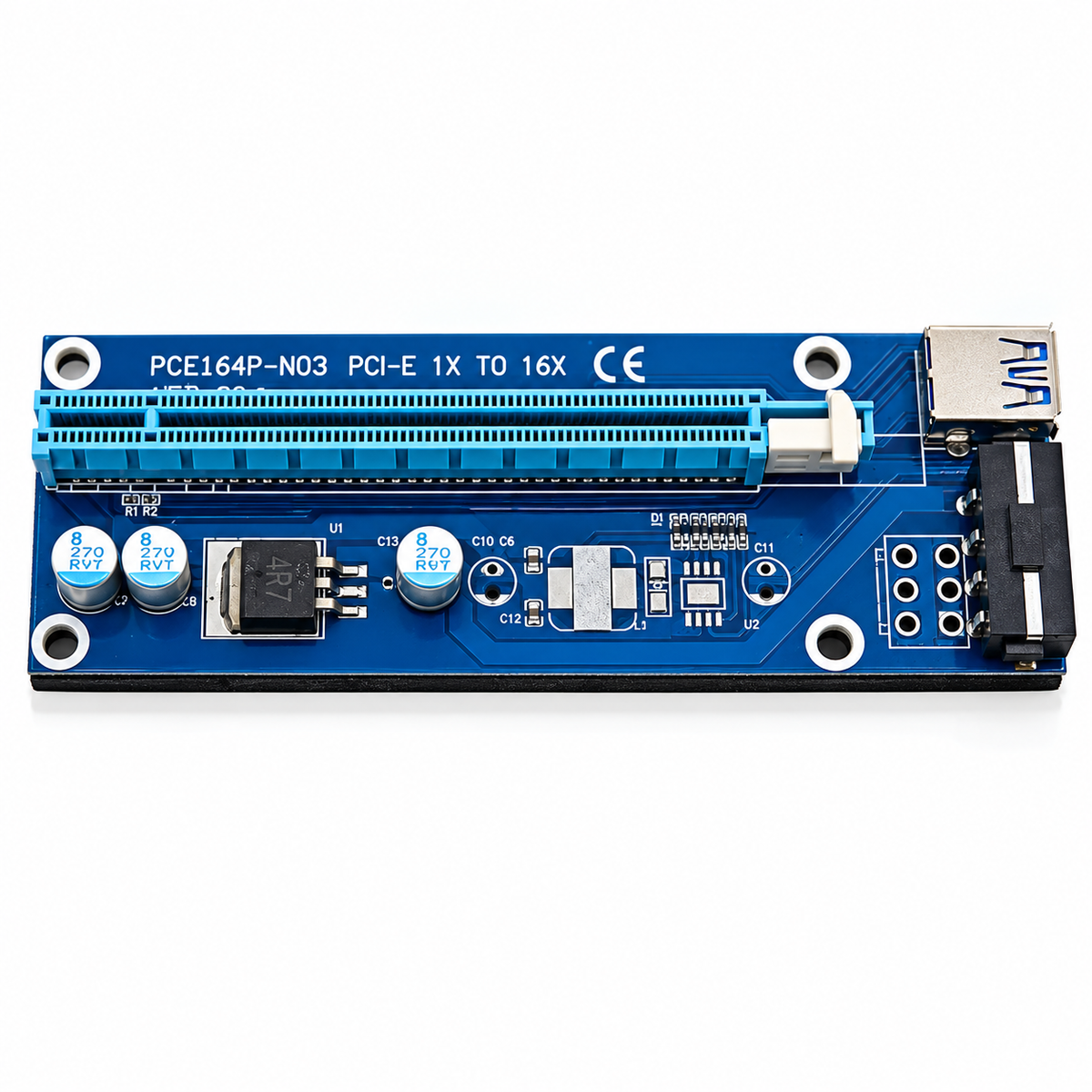 Райзер v006 USB 3.0 PCI-E 1X-16X Riser для видеокарт 60см