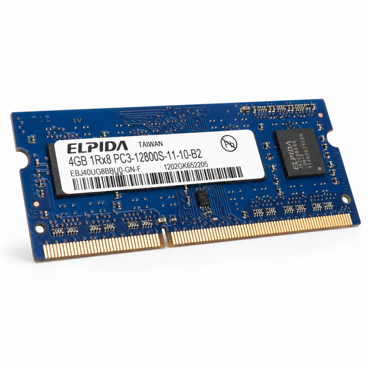 4GB DDR3 SODIMM 1600 (PC3 12800) 1.5V Elpida EBJ40UG8BBU0-GN-F