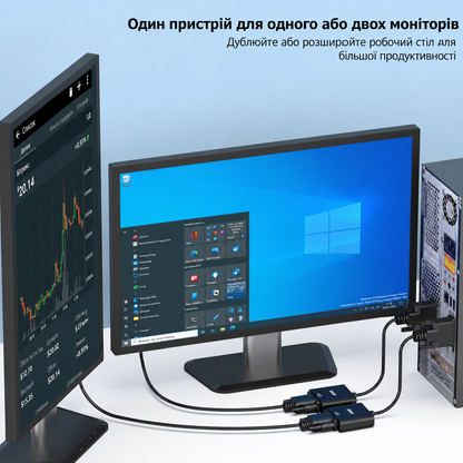 Переходник DVI-D (24+1) к VGA активный