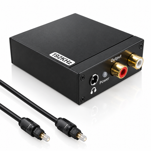 Перехідник аудіо-оптика на 3.5 мм + тюльпани/toslink to 3.5mm jack/RCA