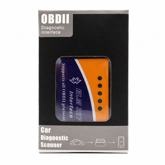 ELM327 OBD2 Bluetooth v1.5 car scanner (1 board, standard version), black