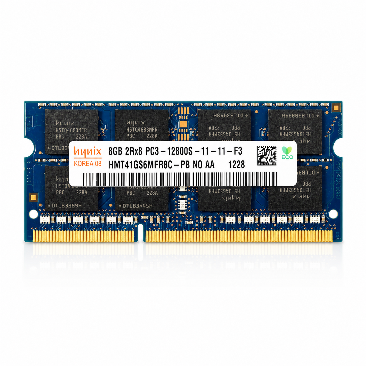 SODIMM DDR3 8GB 1600MHz PC-12800 1.5V Hynix (HMT41GS6MFR8C-PB)