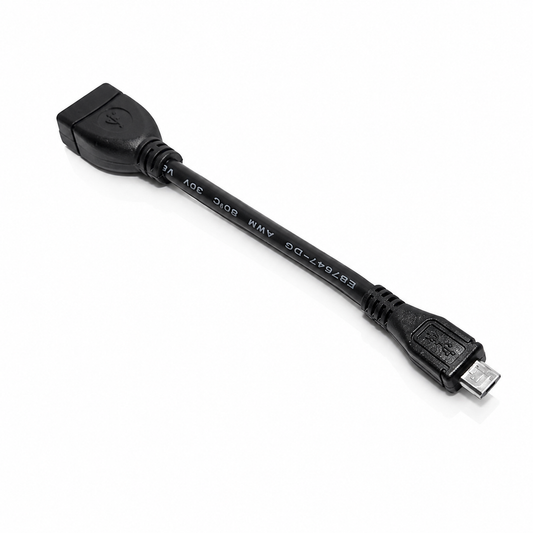 Дата кабелю EXTRADIGITAL OTG USB 2.0 AF - Micro USB M/ 0.1m/ 28 AWG/ Hi-Speed (KBO1623)
