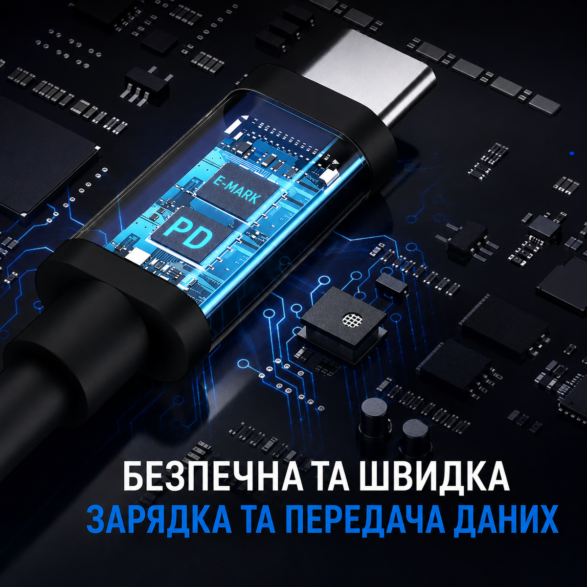 USB Type-C 100W кабель живлення та перехідник DC 4.0×1.7 для ноутбуків Lenovo