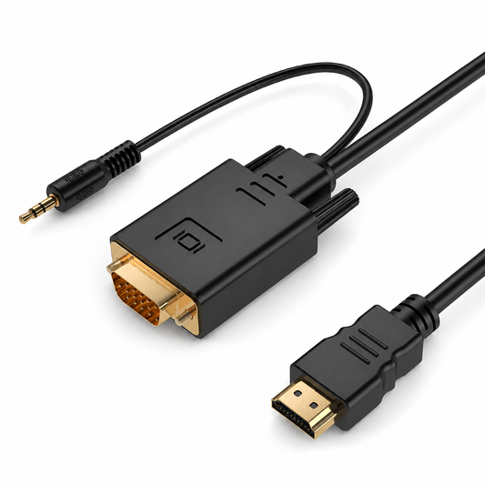 Кабель HDMI to VGA 3 метри Cablexpert (A-HDMI-VGA-03-10)
