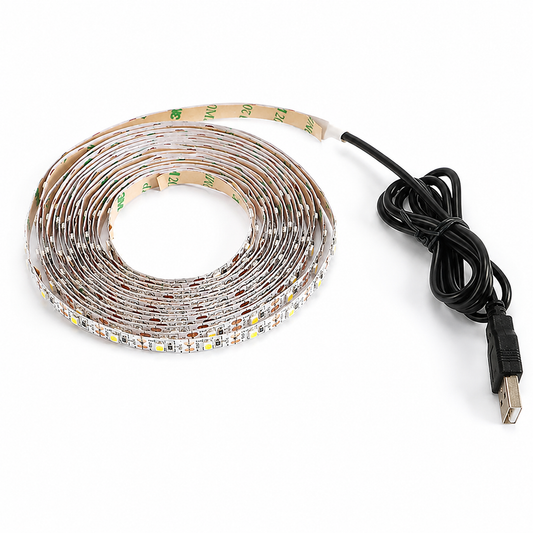 Світлодіодна LED стрічка біла USB 5V 200 см