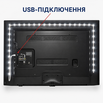 LED strip USB 5V 100 cm SMD2835, cold white 77944