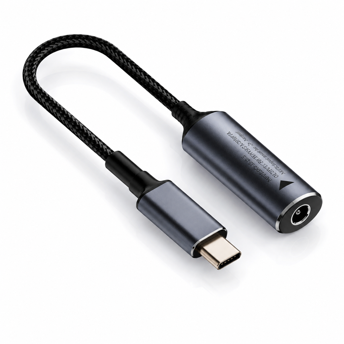 DC 5.5×2.1 to Type-C 140W adapter for laptop charging