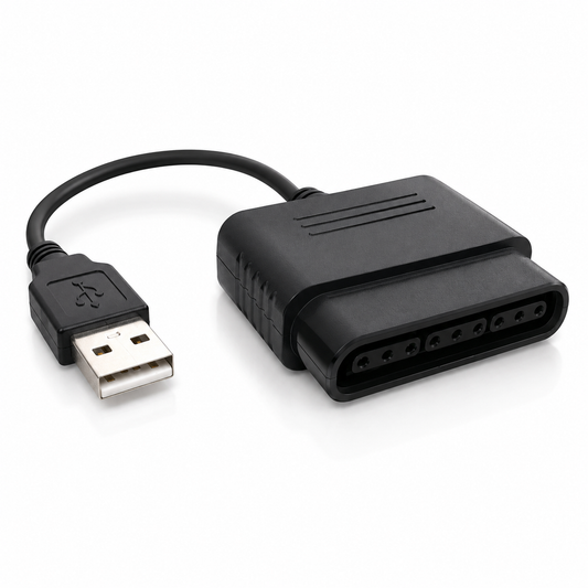 USB adapter for PlayStation 1 and 2 controllers