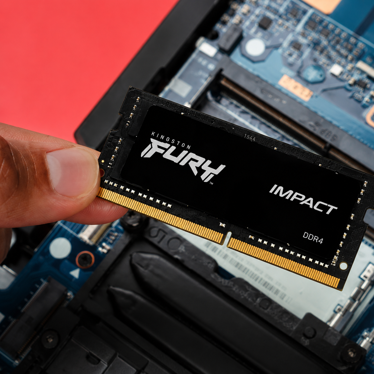 Kingston Fury 16GB 3200 MHz Impact SoDIMM DDR4 Memory Module (KF432S20IB/16)
