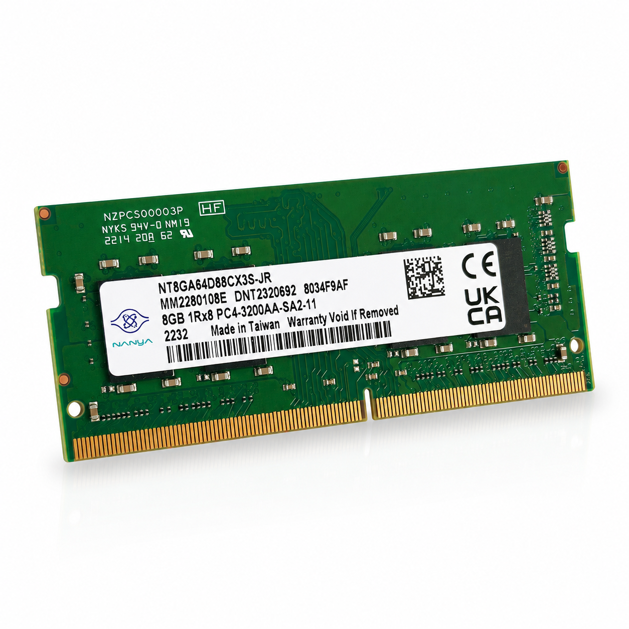 SODIMM 8Gb DDR4 3200MHz Nanya NT8GA64D88CX3S-JR