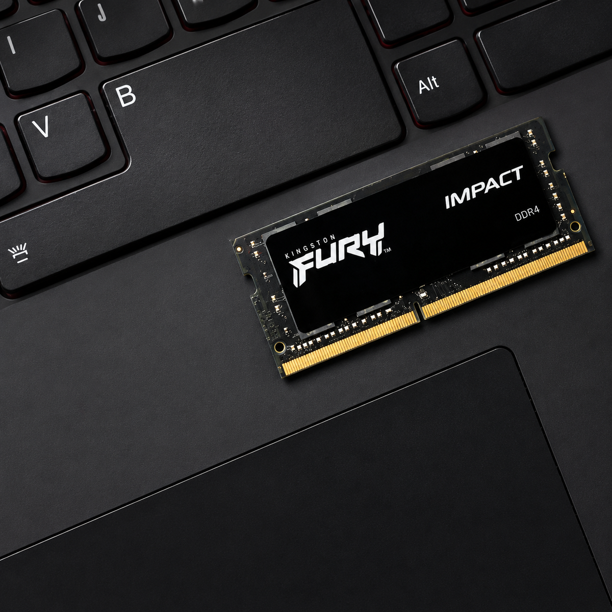 Kingston Fury 16GB 3200 MHz Impact SoDIMM DDR4 Memory Module (KF432S20IB/16)