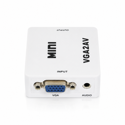 Переходник-конвертер VGA to AV RCA активен мини VGA2AV