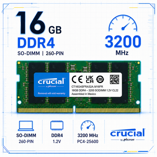 SO-DIMM 16GB DDR4 Crucial CT16G4SFRA32A.M16FR