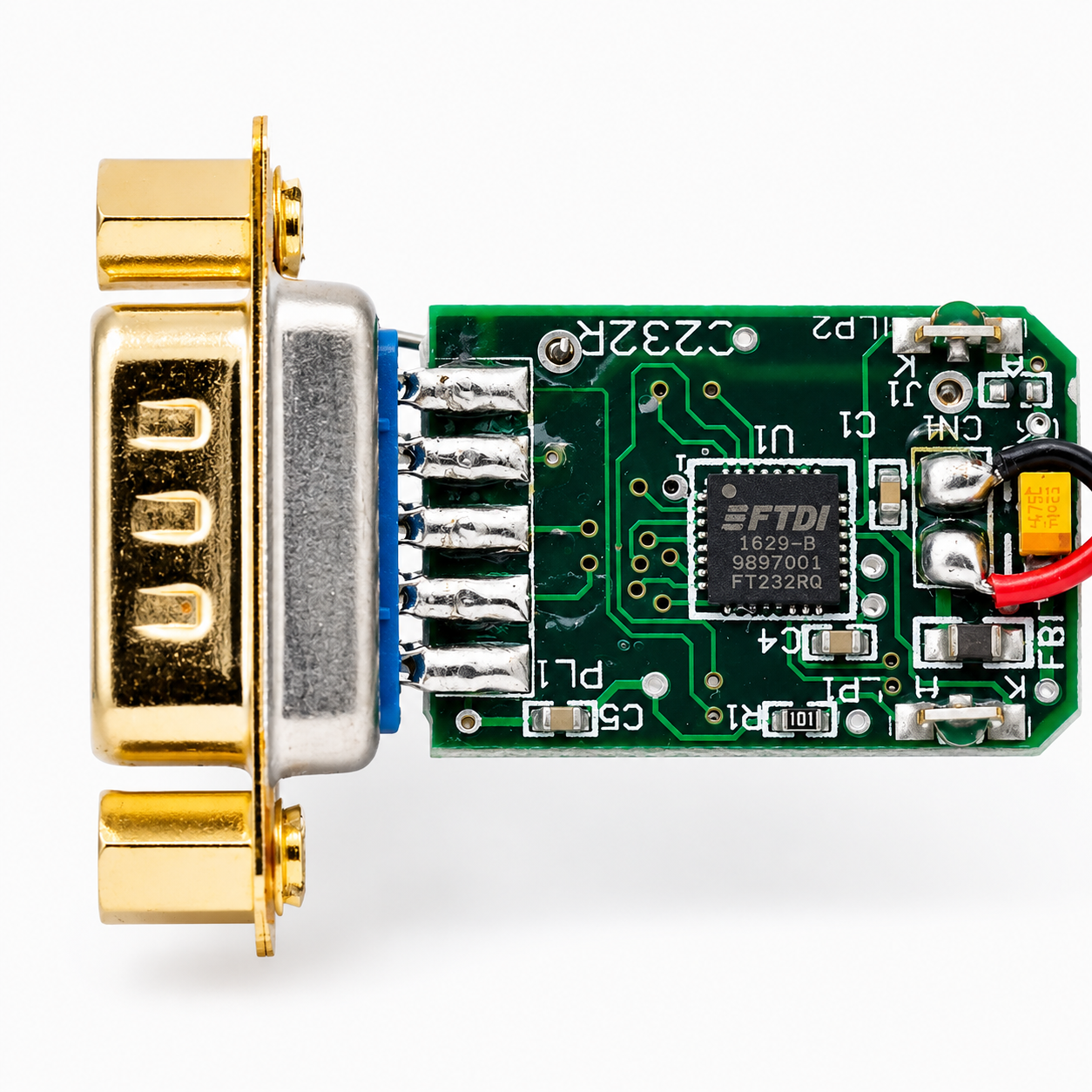 Кабель USB to RS232 FTDI 1 метр White
