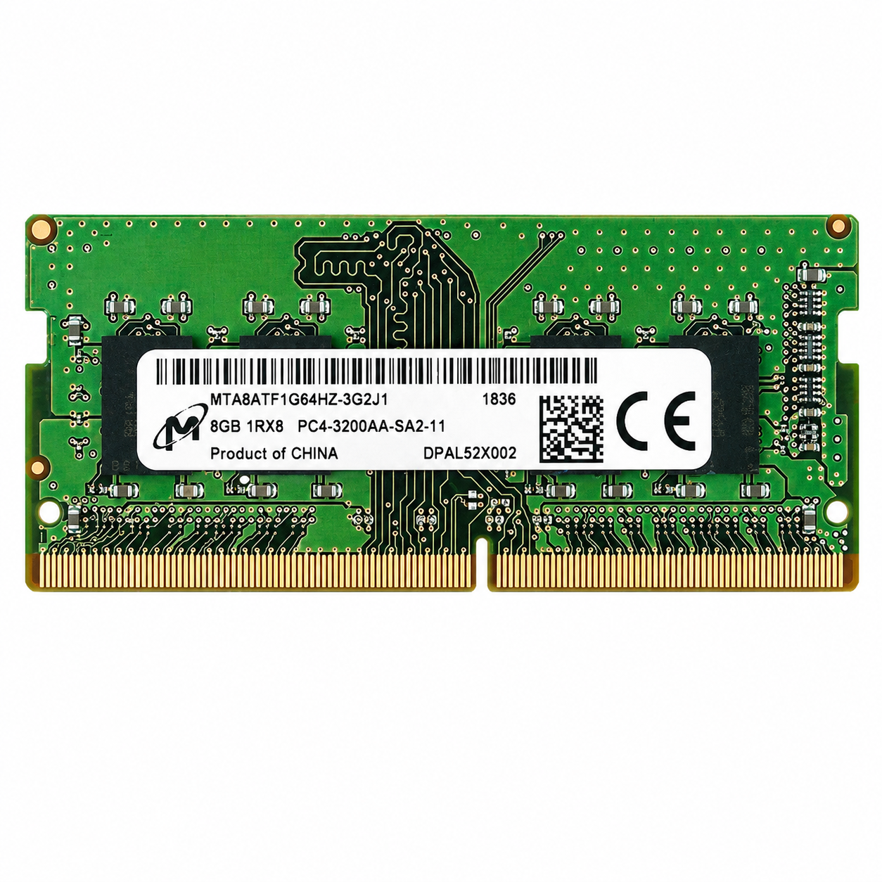 SODIMM 8Gb DDR4 3200MHz pc4-25600 Micron MTA8ATF1G64HZ-3G2J1
