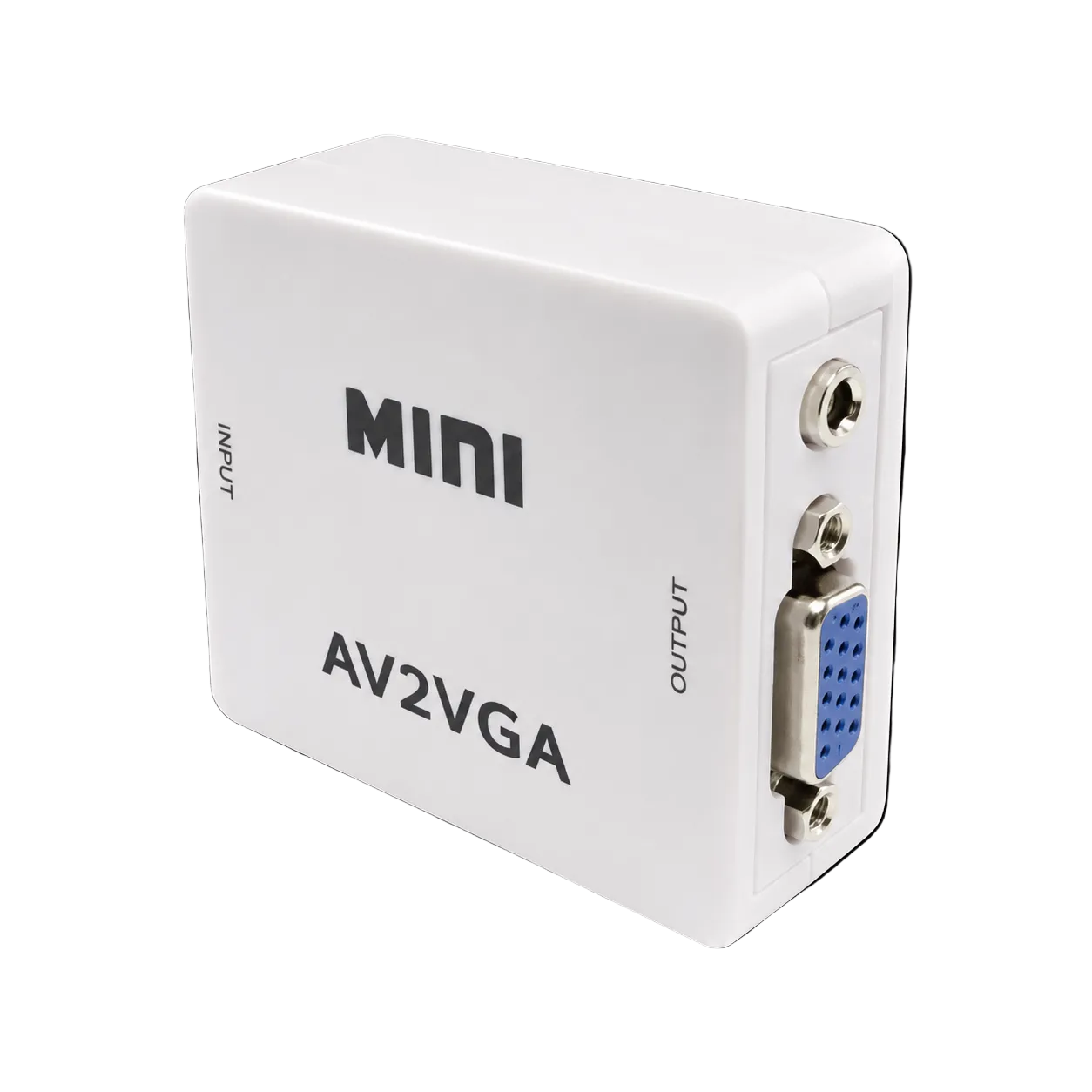 Перехідник-конвертер AV RCA/S-Video to VGA AV2VGA Mini активний Tishric 2T76