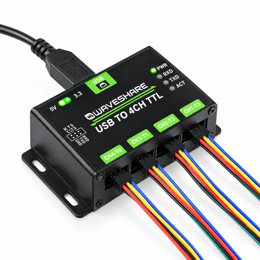 USB TO 4CH TTL Adapter Waveshare 21619