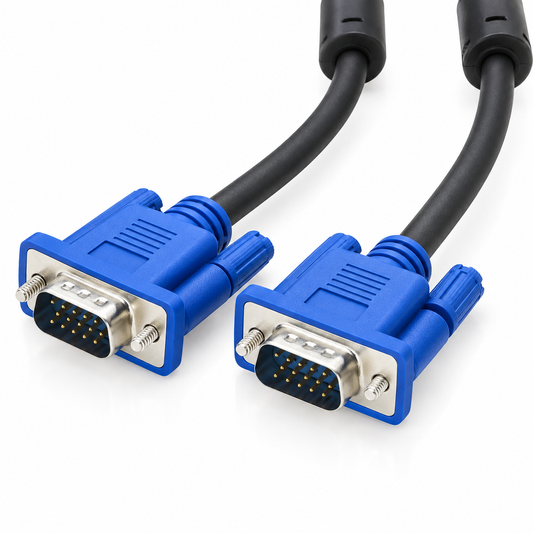 VGA-VGA cable 1.5m with ferrite filter 720p, 77453