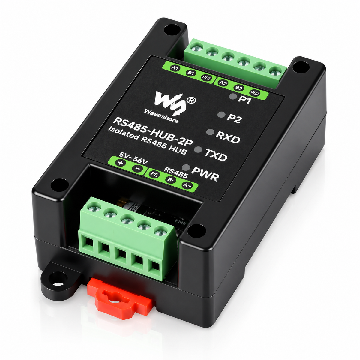 Промисловий концентратор 2-Ch RS485 Hub Waveshare 32157