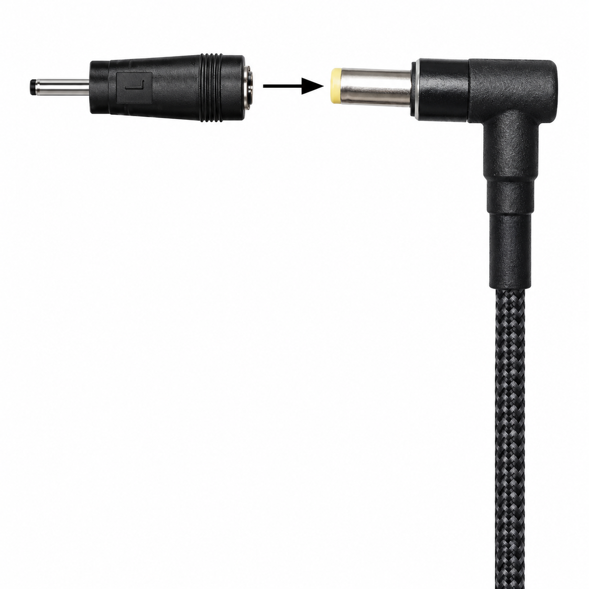 USB Type-C 100W кабель живлення та перехідник DC 5.5×1.7 для зарядки ноутбука, 78328