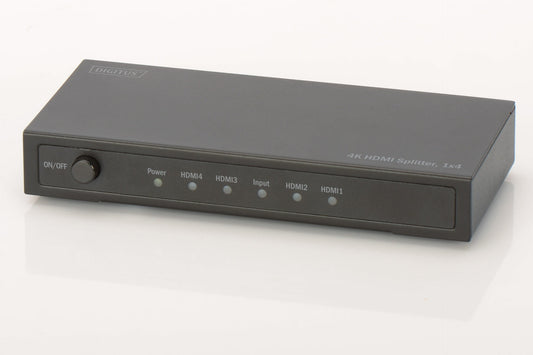 Спліттер DIGITUS HDMI (INx1 - OUTx4)/4K/black (DS-47304)