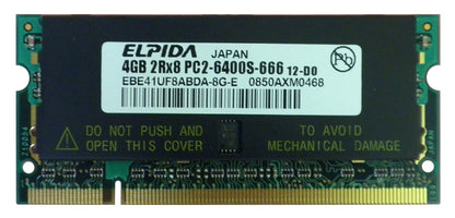 SODIMM 4Gb DDR2 pc-6400 Elpida EBE41UF8ABDA-8G-E