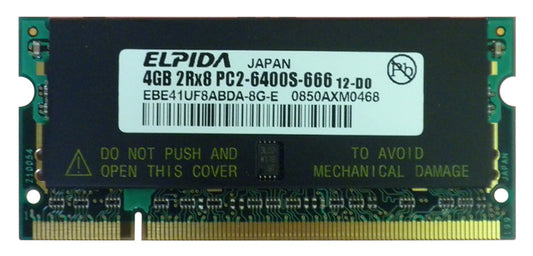 SODIMM 4Gb DDR2 pc-6400 Elpida EBE41UF8ABDA-8G-E