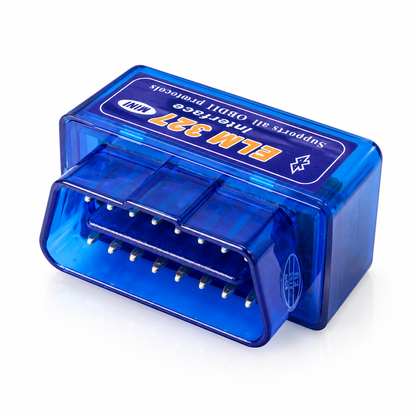Car scanner ELM327 v1.5 OBD2 Bluetooth 1-board, blue