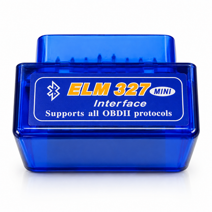 Car scanner ELM327 v1.5 OBD2 Bluetooth 1-board, blue