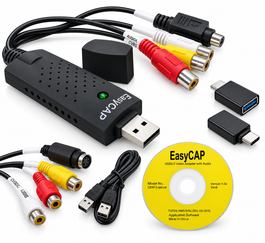 Карта видеозахвата внешняя AV Easycap USB Type C