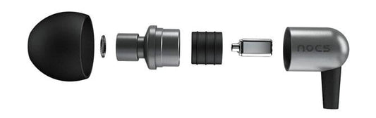 Наушники Nocs NS800 Monitors Stainless Steel iOS with Remote and Mic Black (NS800-001)